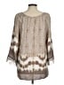 Ruby Rd. 100% Viscose Brown 3/4 Sleeve Blouse Size M - photo 2