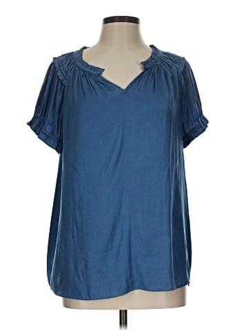 Catherine Malandrino Short Sleeve Blouse (view 1)
