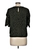 Express 100% Polyester Green Short Sleeve Top Size M - photo 2