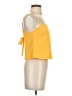 Superdown Yellow Sleeveless Top Size S - photo 4