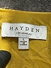 Hayden 100% Polyester Gold Yellow Short Sleeve Blouse Size L - photo 7