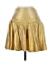 Keepsake Metallic Gold Casual Skirt Size XS - photo 1