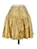 Keepsake Metallic Gold Casual Skirt Size XS - photo 2