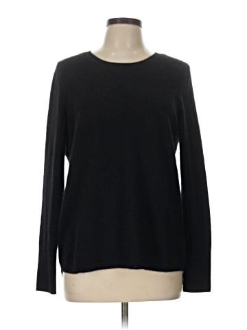 Aqua Cashmere Pullover Sweater (view 1)