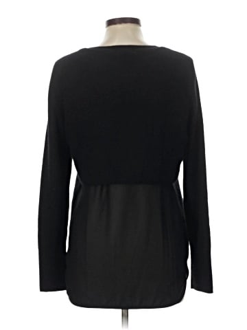 Aqua Cashmere Pullover Sweater (view 2)