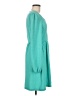 Assorted Brands Solid Teal Casual Dress Size M - photo 4