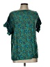 Shein Curve Teal Short Sleeve Blouse Size L (estimated) - photo 1