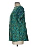 Shein Curve Teal Short Sleeve Blouse Size L (estimated) - photo 5