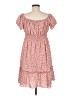 Shein 100% Polyester Floral Pink Casual Dress Size 8 - 10 - photo 2