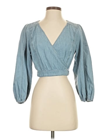 Free People 3/4 Sleeve Blouse (view 1)