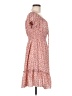 Shein 100% Polyester Floral Pink Casual Dress Size 8 - 10 - photo 4