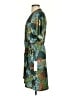 Veronica M. Print Teal Casual Dress Size S - photo 5