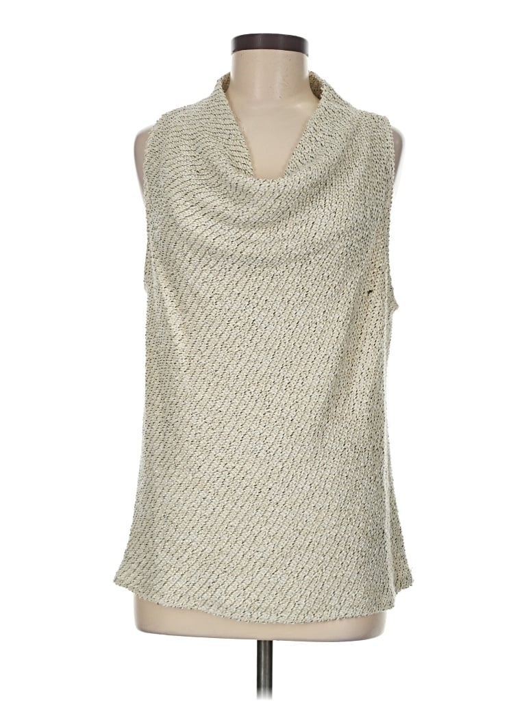 Pre-owned Drew Sweater Vest In Ivory