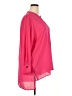 ELOQUII 100% Polyester Pink 3/4 Sleeve Blouse Size 18 - photo 4