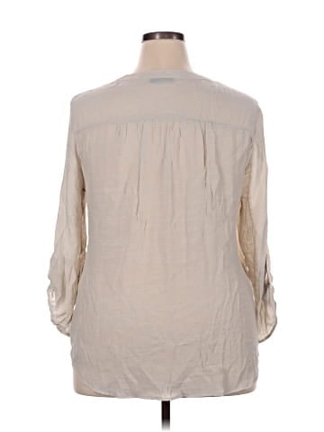 Apt. 9 3/4 Sleeve Button-Down Shirt (view 2)