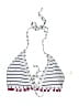 Assorted Brands Stripes White Swimsuit Top Size M - photo 1