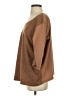 Emma James 100% Polyester Brown 3/4 Sleeve Top Size 3 - photo 5