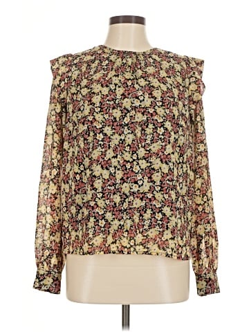 Pieces Long Sleeve Blouse (view 1)