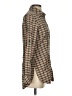 Finley Houndstooth Brown Long Sleeve Blouse Size XS - photo 4