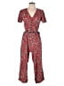 fat face Paisley Red Jumpsuit Size 4 - photo 1
