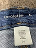 Loralette Blue Denim Shorts Size 24 waist - photo 3