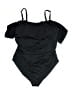 La Blanca Solid Black One Piece Swimsuit Size 22W - photo 1