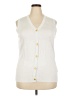 Unbranded 100% Viscose Ivory Sweater Vest Size XXL - photo 1