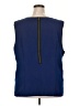 Enlo Blue Sleeveless Blouse Size 24 - photo 2