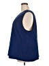 Enlo Blue Sleeveless Blouse Size 24 - photo 5