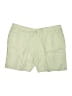 J.Jill Solid Green Khaki Shorts Size L - photo 1
