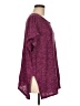 Blue Canoe Burgundy Purple Poncho Size M - photo 4