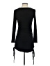 Unbranded Solid Black Casual Dress Size S - photo 2