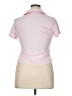 Shein Pink Short Sleeve Polo Size XL - photo 2