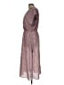 Max Studio 100% Polyester Print Brown Casual Dress Size L - photo 5