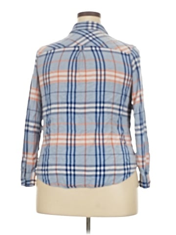 Isabel Maternity 3/4 Sleeve Button-Down Shirt (view 2)