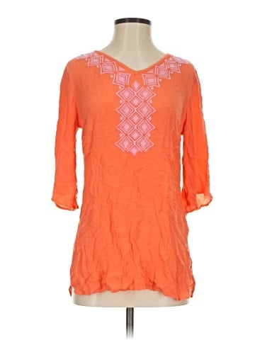 Lilly Pulitzer For Target 3/4 Sleeve Blouse (view 1)