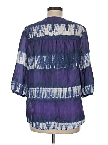 Calypso St. Barth For Target 3/4 Sleeve Silk Top (view 2)