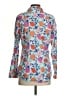 J. McLaughlin Floral Blue Long Sleeve Button-Down Shirt Size S - photo 2