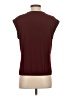 Express Burgundy Short Sleeve Top Size S - photo 2