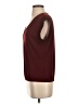Express Burgundy Short Sleeve Top Size S - photo 5