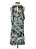 Assorted Brands 100% Polyester Floral Blue Casual Dress Size S - photo 2