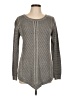 AB Studio Chevron-herringbone Gray Pullover Sweater Size L - photo 1
