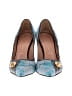Casadei Paisley Blue Heels Size 6 - photo 2