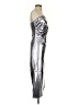 Miss Love 100% Polyester Metallic Silver Cocktail Dress Size S - photo 4