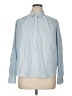 Gap 100% Cotton Stripes Blue Long Sleeve Button-Down Shirt Size XL - photo 1