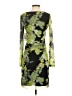 DKNY Camo Green Cocktail Dress Size 4 (petite) - photo 2