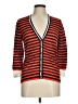 J.Crew Stripes Orange 3/4 Sleeve Top Size M - photo 1