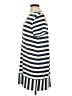 Vilagallo 100% Polyester Stripes Blue Casual Dress Size EU (FR) 42 / US 10 - photo 5