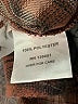 North River Outfitters 100% Polyester Tweed Brown Long Sleeve Blouse Size M - photo 8