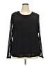Sanctuary Black Long Sleeve Blouse Size 3X - photo 1